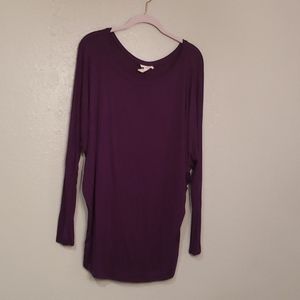 Bellino purple long sleeve top